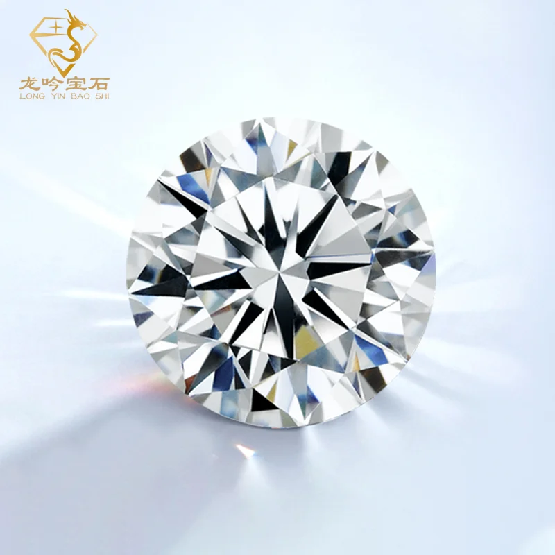 

Gemstone Manufacturer Wholesale GRA 8 Heart & Arrows D EF White Round Brilliant Cut Loose Moissanite