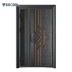 Qualidade de luxo usado entrada comercial &agrave; prova de balas de a&ccedil;o portas de seguran&ccedil;a em casa alemanha entrada exterior