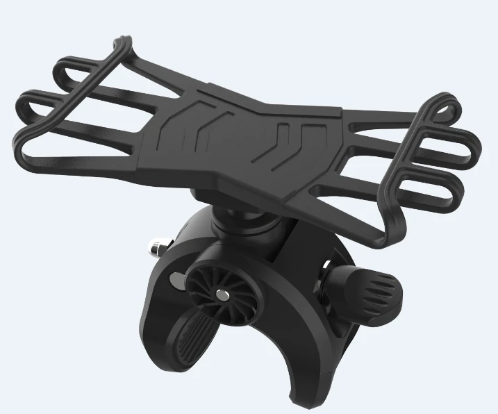 

Bicycle ball joint rotatable phone mount, Black