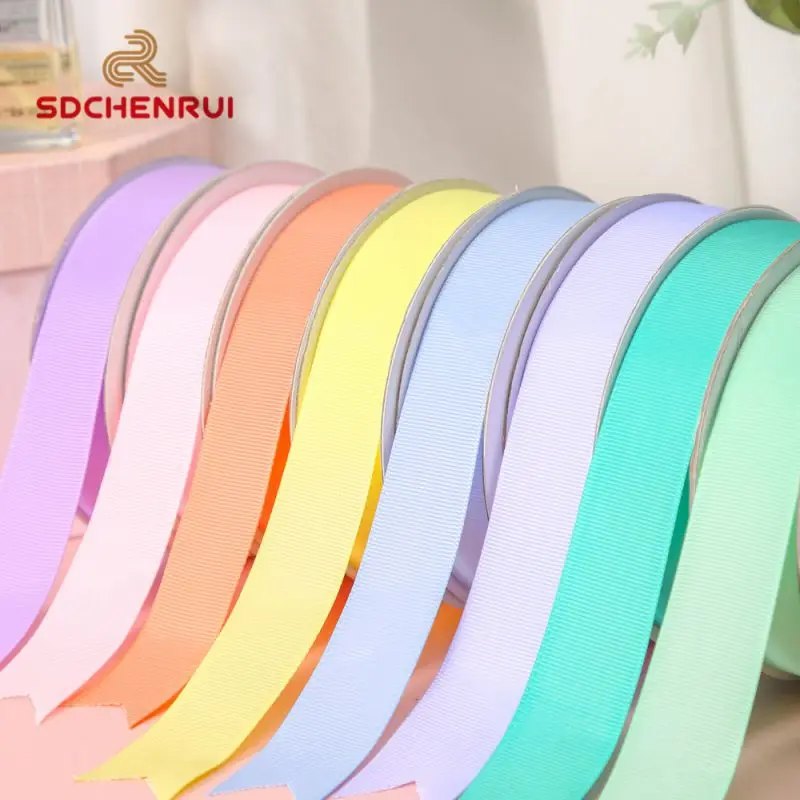 

Free Sample Ribbon Supplier Grosgrain Ribbon wholesale Custom Printed With Logo Carton Gift Wrapping ribbon, Over 192 colors