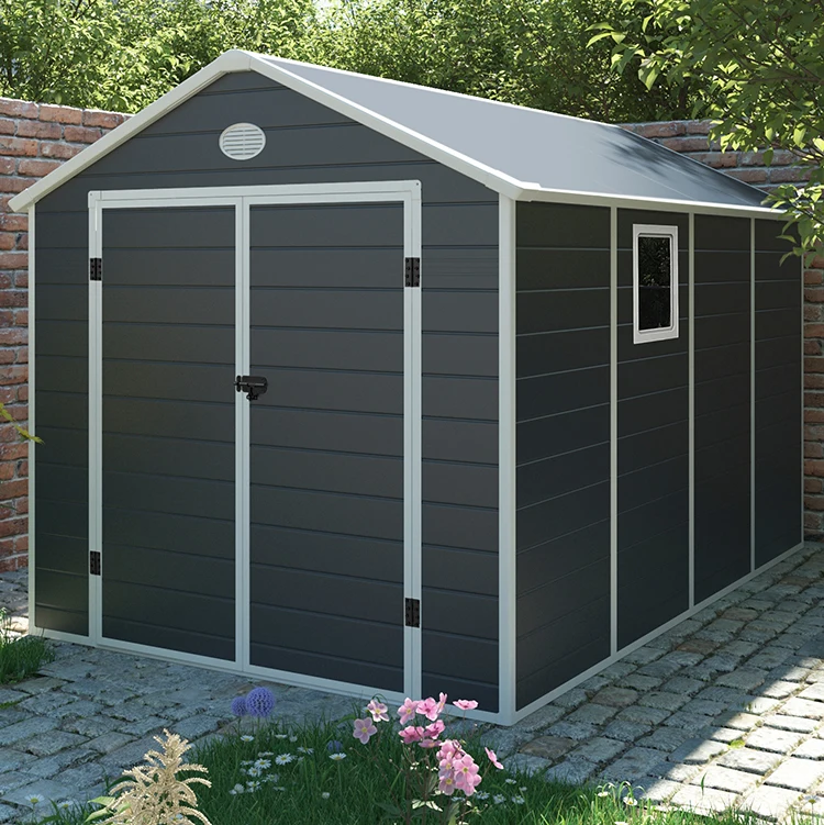 
hot sale 6*9FT plastic shed for outdoor garden storage tool cabinet 