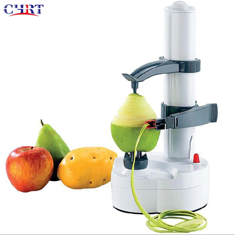 

Chrt Fruit and Vegetable Multifunctional Electric Automatic Peeler Machine for Apple and Potato, Red,white,black,green