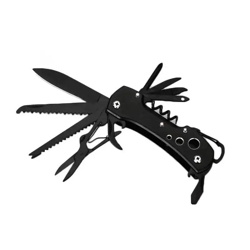 

15 In 1 Multi Function Outdoor Survival Fishing Camping Tool Multi-Tool Folding Knives Stainless Steel Pocket Swiss Knife