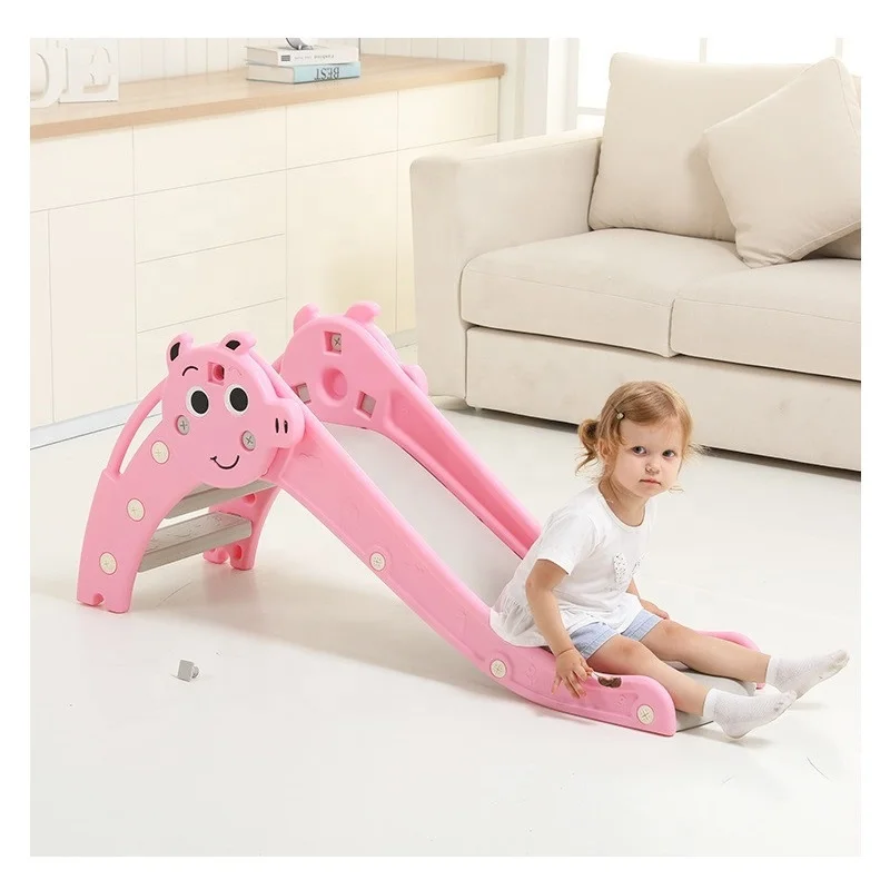 

Non-Toxic Multifunctional Activity Centre New Product Kids Wholesale Toddle Slide Play Slides, Pink and blue