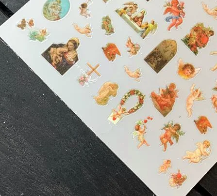 

Baby Angel 3D Nail Stickers 1PCS/PACK Cherubs Nail Art 3D Adhesive Stickers / Cherubs Decals Sticker NK2020082201