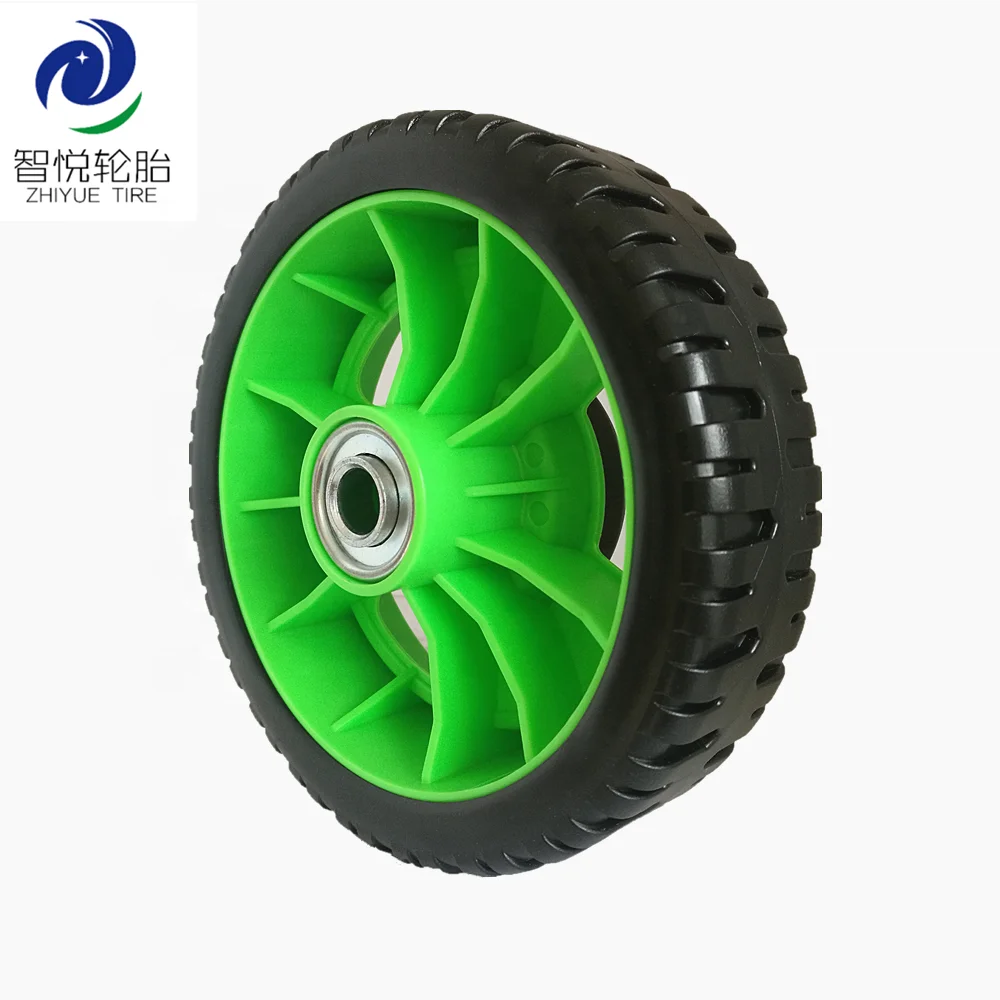 
6 inch small plastic wheel with bearing for lawnmower wheel, trolley cooler wheels 