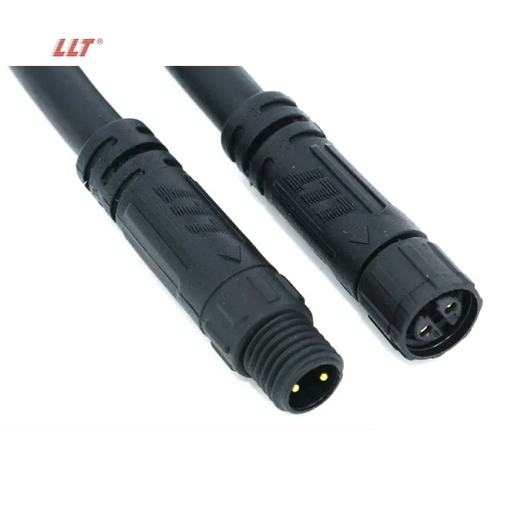 Llt M8 2 3 4 5 Pin Male Female Amp Cable Small Waterproof Wire Connectors Buy Small Waterproof