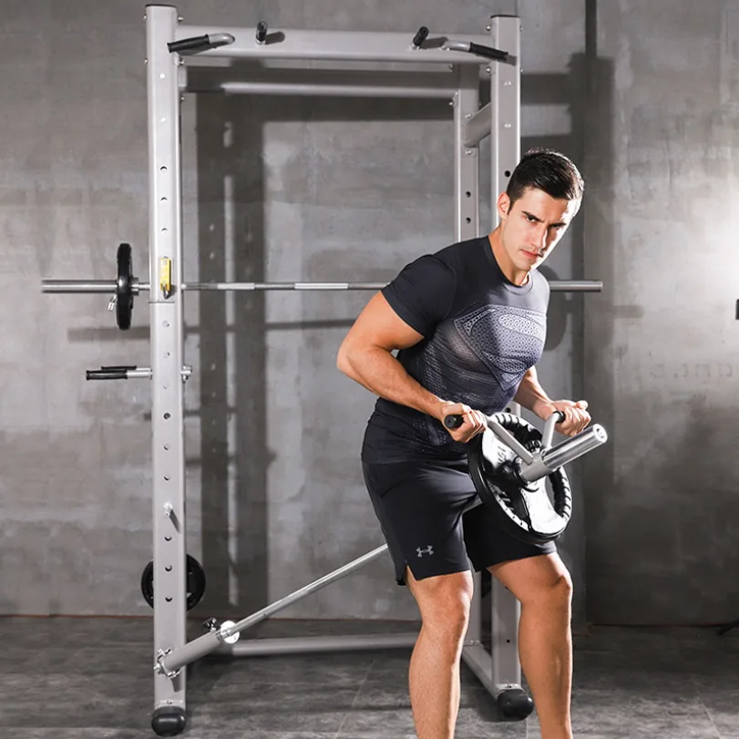 

Hot Selling Home Squat Rack Fitness Adjustable Squat Rack Barbell Rack Gym Training Equipment, As picture