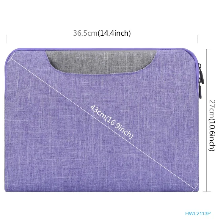 

Wholesale price HAWEEL 13.3 inch Laptop Handbag in good quality, Purple