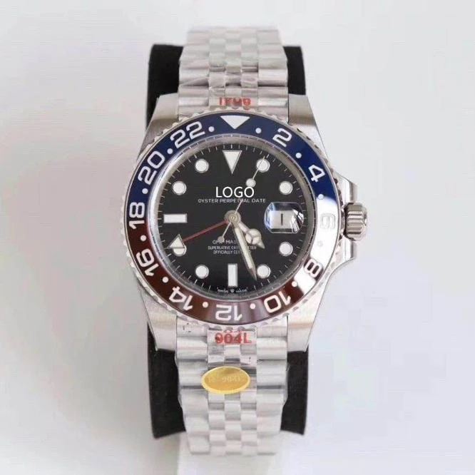 

Luxury Diver noob Super Watch 904L steel 126710BLRO ETA 3285 movement for men GMT Master watches