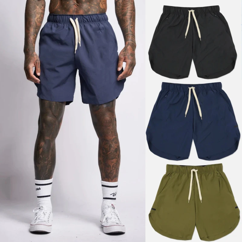 

Custom Logo Wholesale High Quality Fitness Clothing Sport Sweat Pants Short Pants Mens Joggers Gym Shorts Sweat Shorts, Black / blue/ green