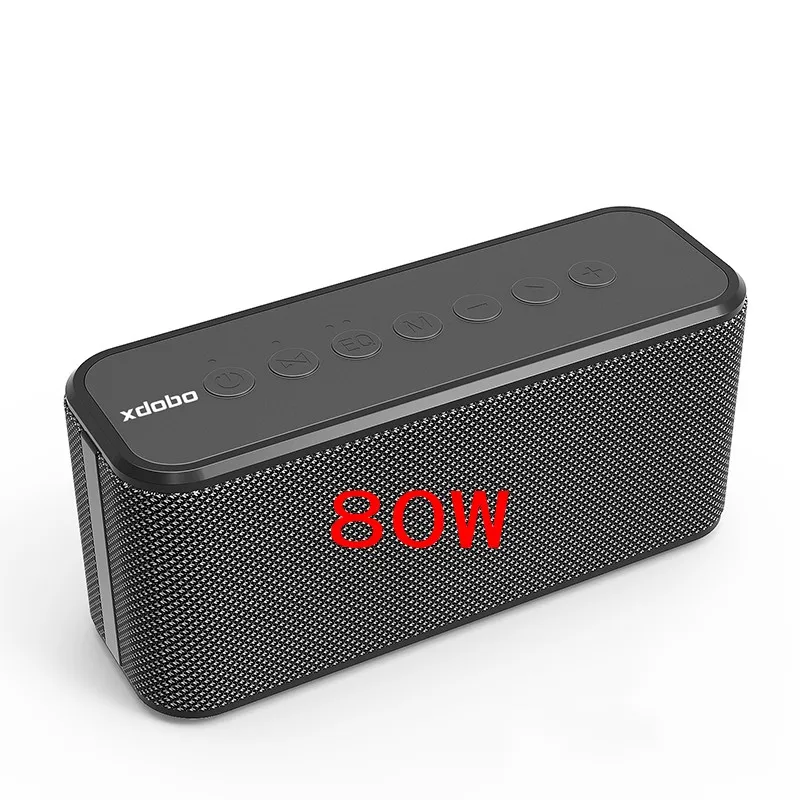 

New XDOBO80W X8 Plus Portable Bluetooth Speakers Bass with Subwoofer Wireless Waterproof TWS Playing Time Voice Assistant Extra