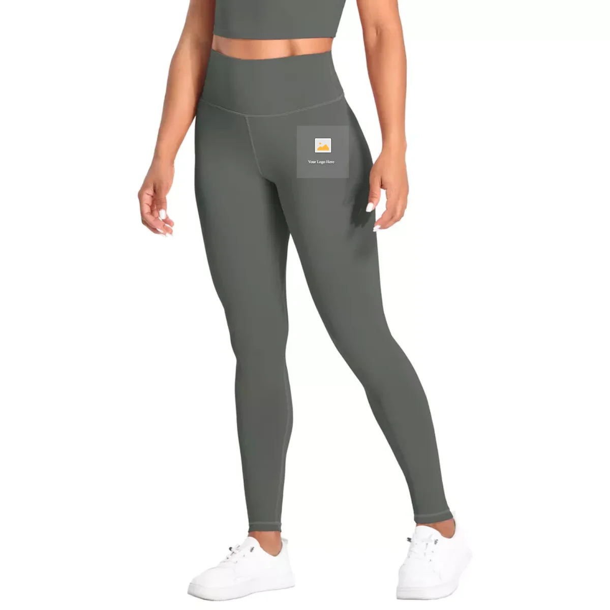 Controllo di Pancia Leggings Sportivi Donna Allenamento Leggings IUGA Pantaloni Yoga a Vita Alta Tasca Interna e Esterna Design 