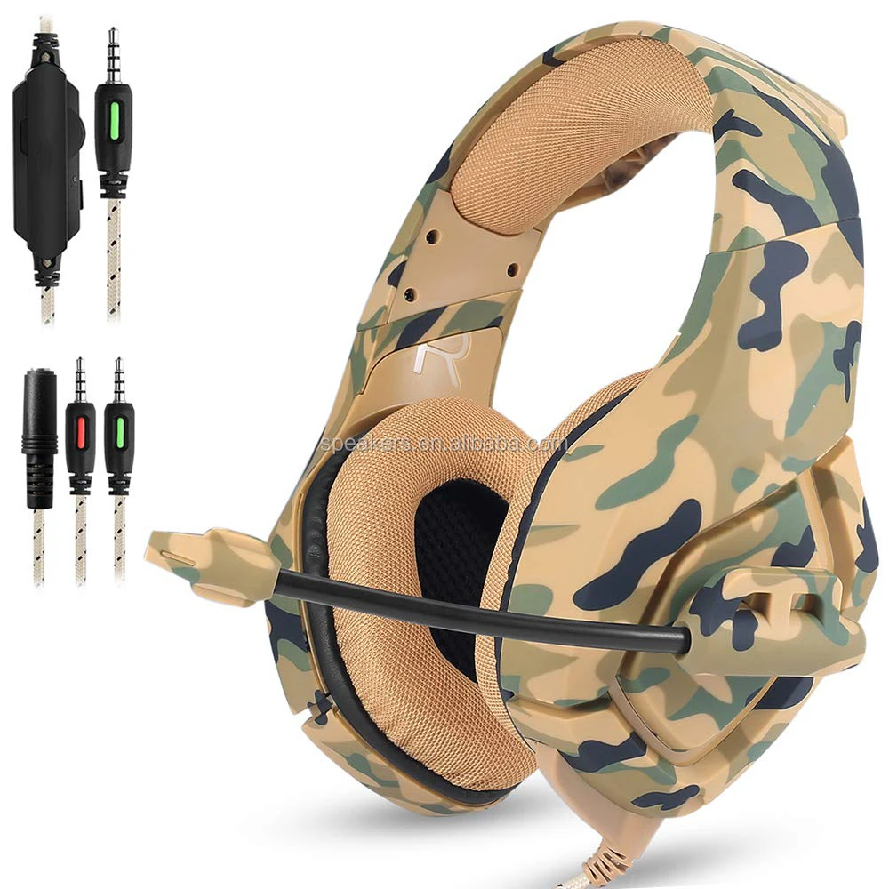 Gaming Headset Compatible PS4 New Xbox one PC Mac Over Ear 3.5mm Headphones with Mic Noise Isolating Deep Bass Surround - ANKUX.COM