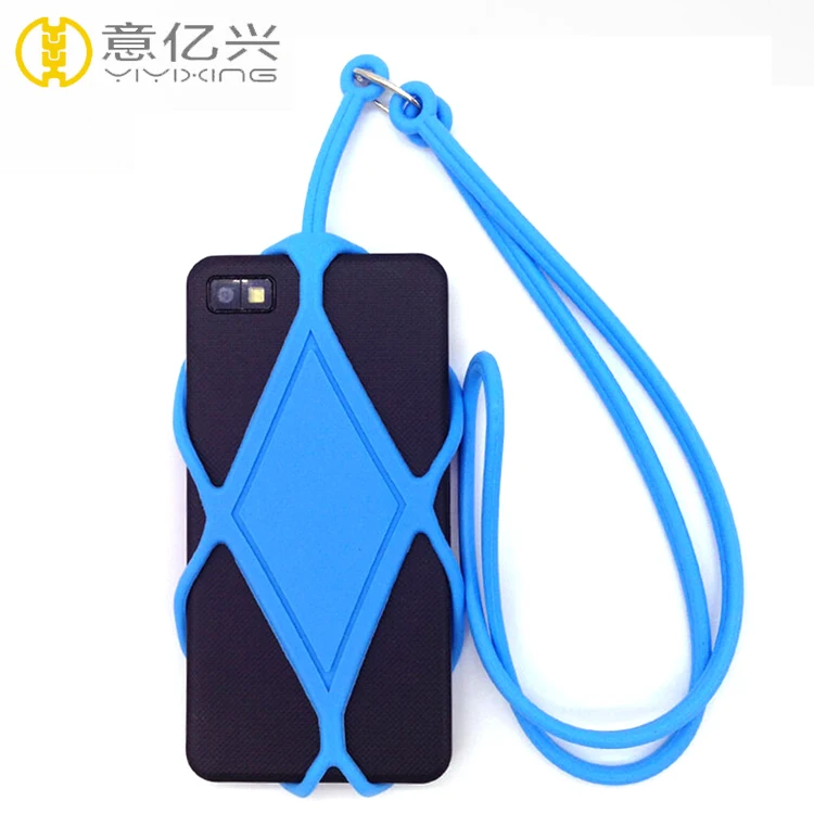 

Custom waterproof luxury silicon smart mobile phone cell phone case with lanyard, Pink, red, green, blue, yellow, black, orange