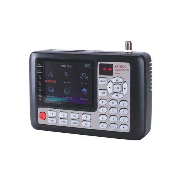 

4K HD digital tv satellite finder/meter support Spectrum analyze SF-6500, Black