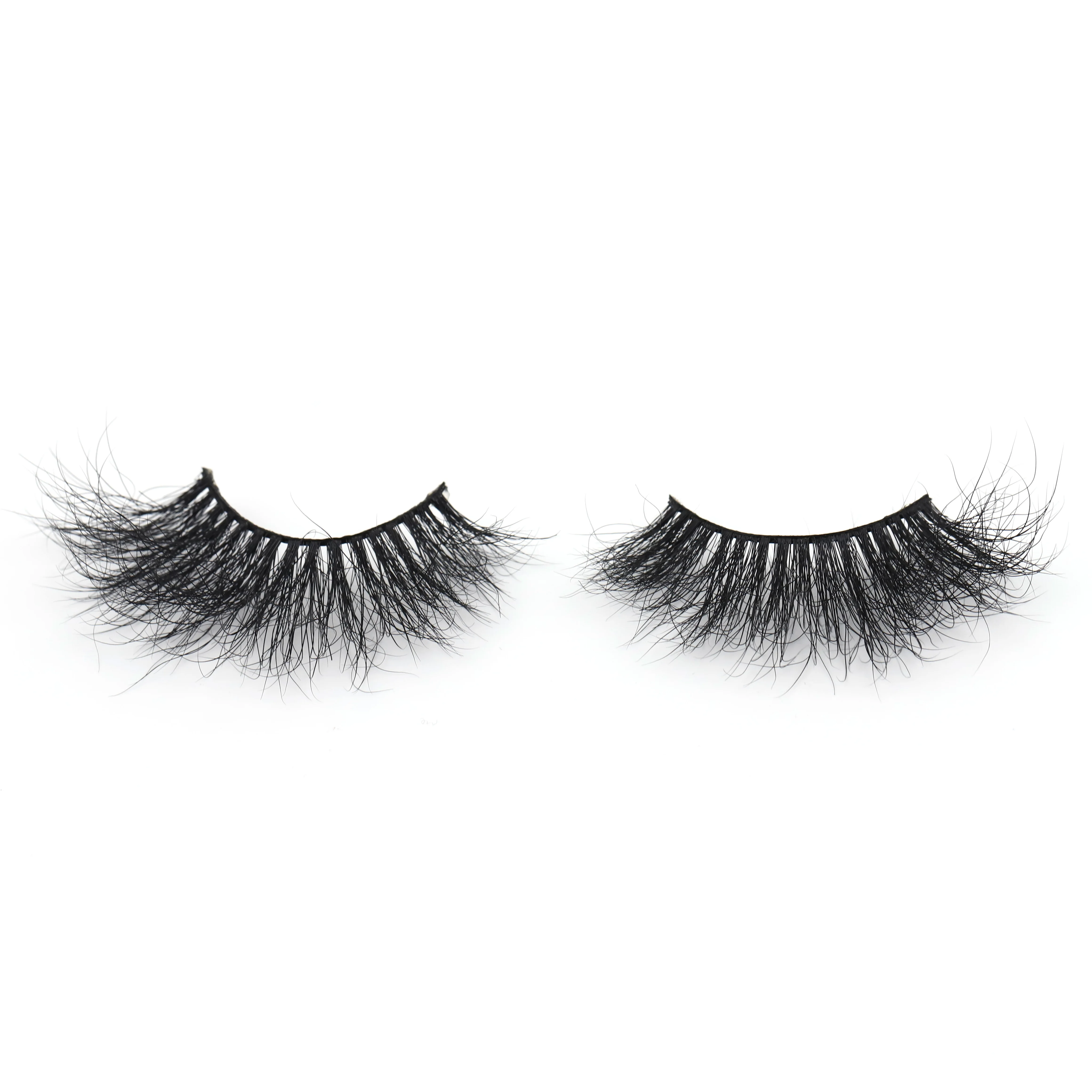 

wholesale fluffy 100 cruelty free 25mm mink lashes with private label logo