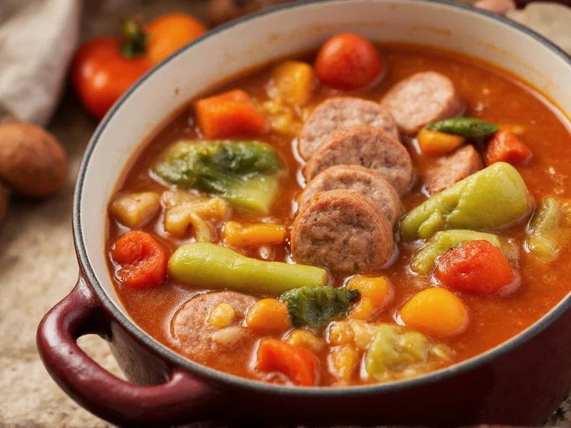 Sausage Vegetable Soup: Complete Recipe Guide