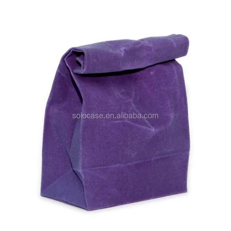 Water-Resistant Beeswax Lunch Tote