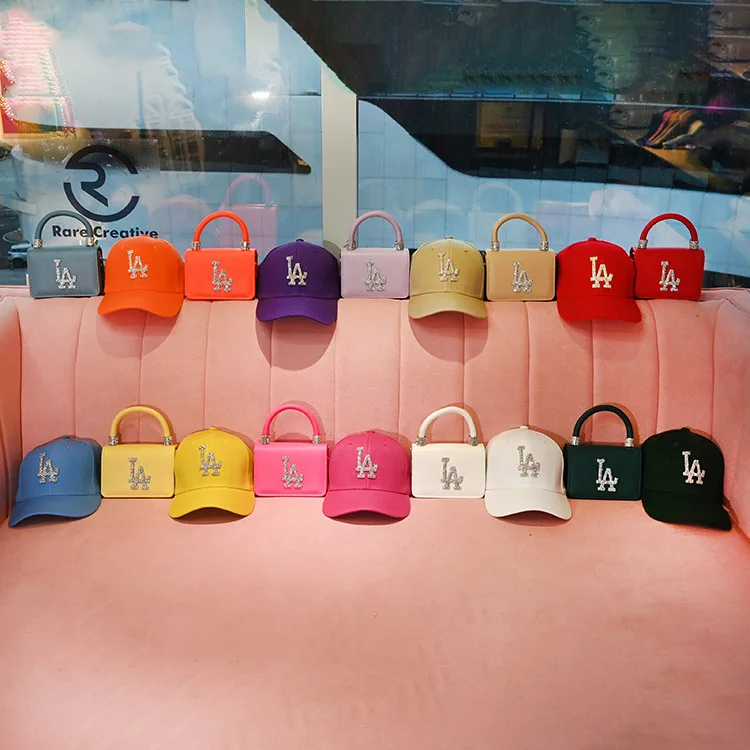 

2021 Purses And Handbags Matching Bucket Hat And Purse Set Ladies Hand Bags Women Handbags New York Purse And Hat Set, As the picture show