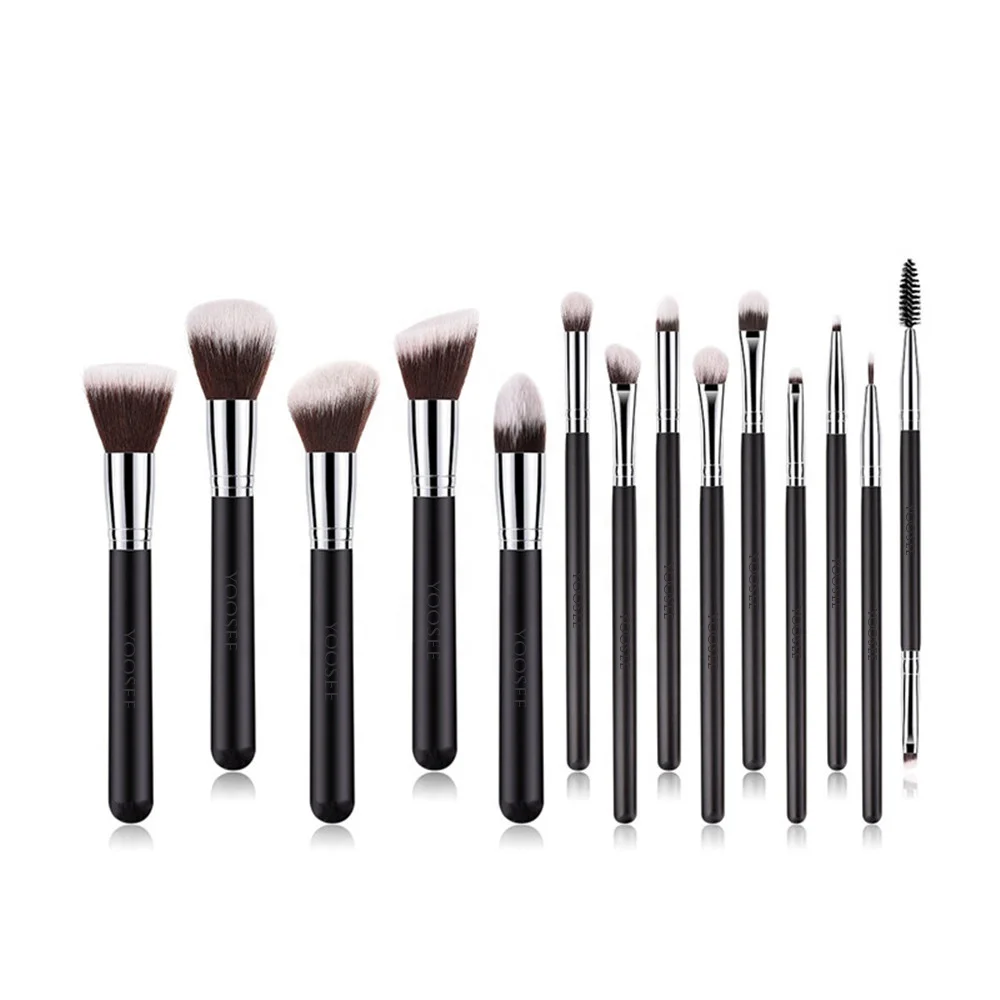 

Dropshipping Full With Palette Your Own Brand Designer Makeup Brush Sets Black Dense Make Up Set Makeup Brush Kit, Custom