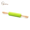 Hot Selling Silicone Rolling Pin with Wood Handle , Kitichen Cooking Tools