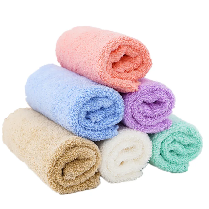 

Coral Fleece Microfiber Cleaning Towel Four Colors Pink Blue Green Purple 30*30CM 300GSM 8 PCS/Set Ultra Soft Strong Bibulous