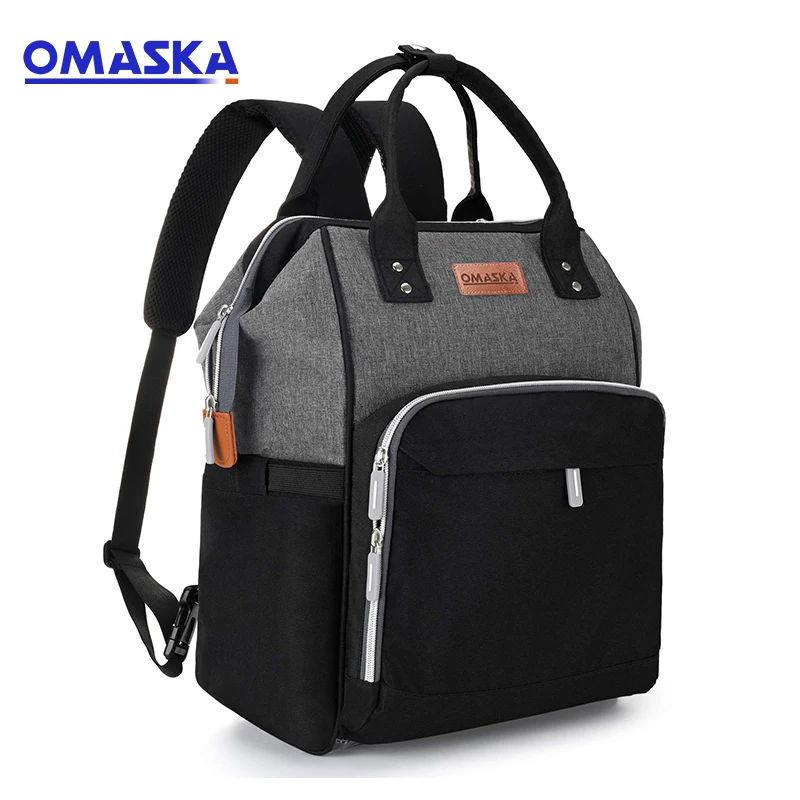

OMASKA Large capacity multifunctional USB charging connection travel baby backpack neutral practical anti-theft mom backpack set, Customized colors