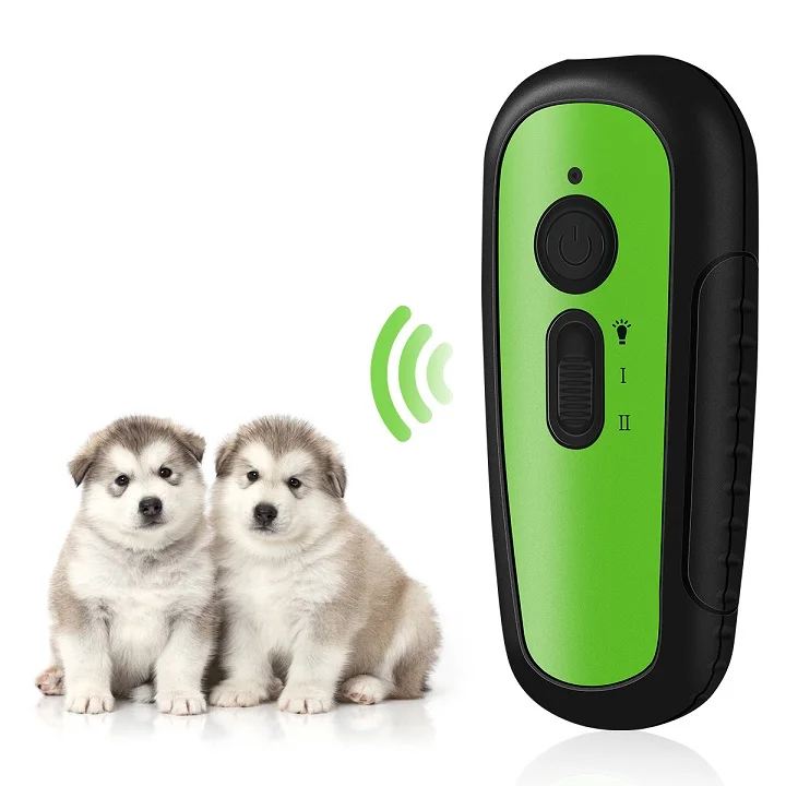 

Ultrasonic USB Rechargeable Dog Barking Control Device, Black and yellow