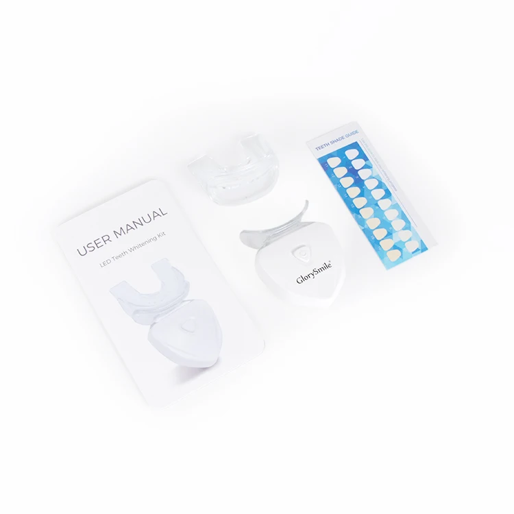 

Glory Smile Led Light Teeth Whitening Home Kit Private Logo Teeth Whitening Kits With Gels Pods