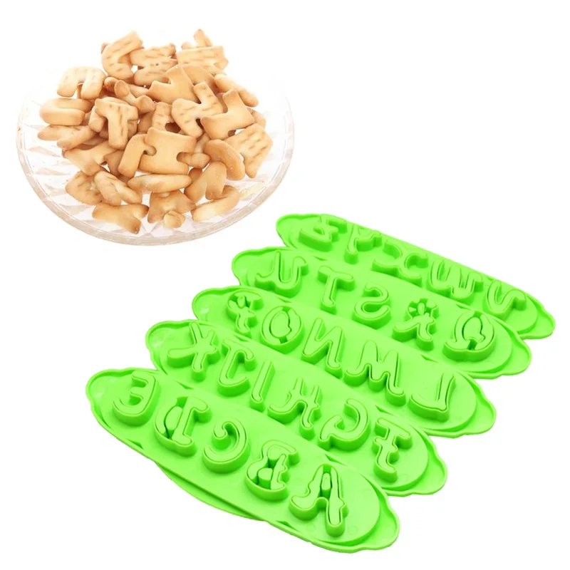 

DIY Baking 26 Capital Letters Molded Sugar Cream Cake Decorating Biscuit Cookies Molded Sugar Mold Cookie Cutter