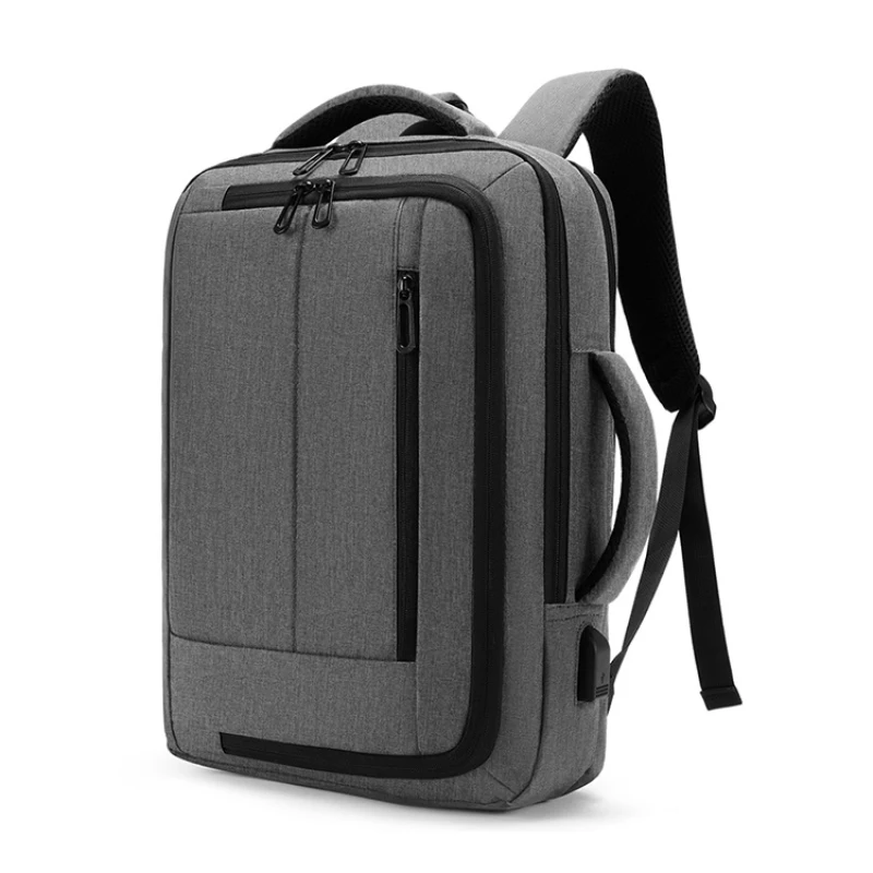 

High Quality Wholesale Multifunctional Oxford Dual Shoulders Laptop Backpacks(Grey)