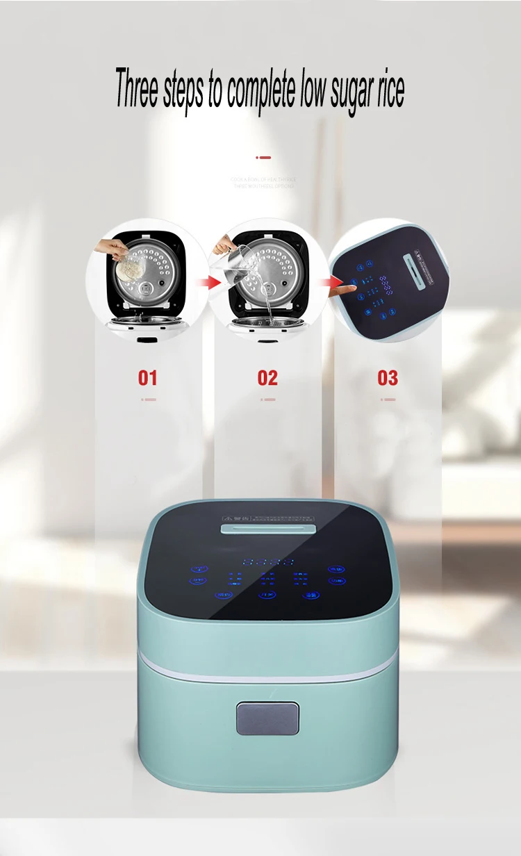 Low Sugar Xiaomi Ih Smart Electric Rice Cooker 3l For Diabetic Buy