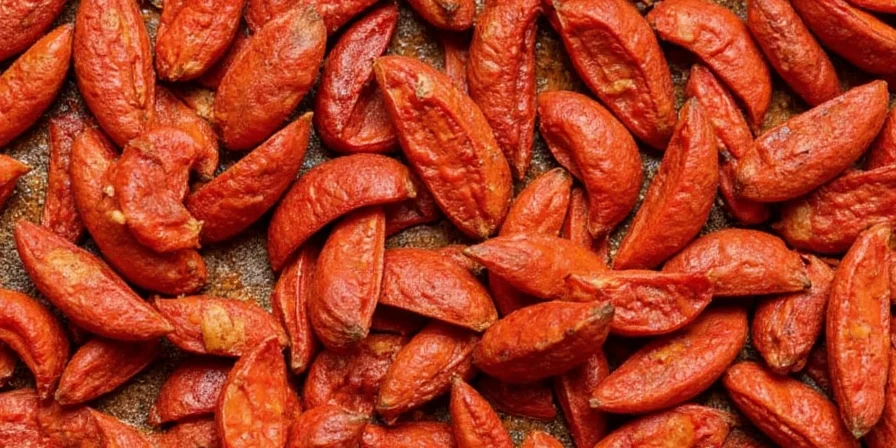 Heating ground spices in oil