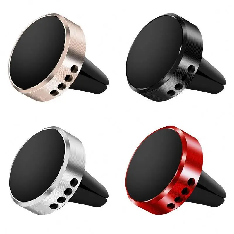 

Factory outlet car air freshener perfume aromatherapy bracket TOLsf magnetic car phone holder, Black/silver/gold/red