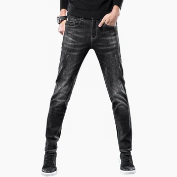 Los Hombres Slim Vaqueros Estrechos Adulto Casual Pequeno Pierna De Fumadores Pantalones De Moda Elastico Suave Pantalones De Lapiz De La Calle De Carga Pantalones Buy Pantalones Vaqueros Estrechos Ajustados Para Hombre Monos