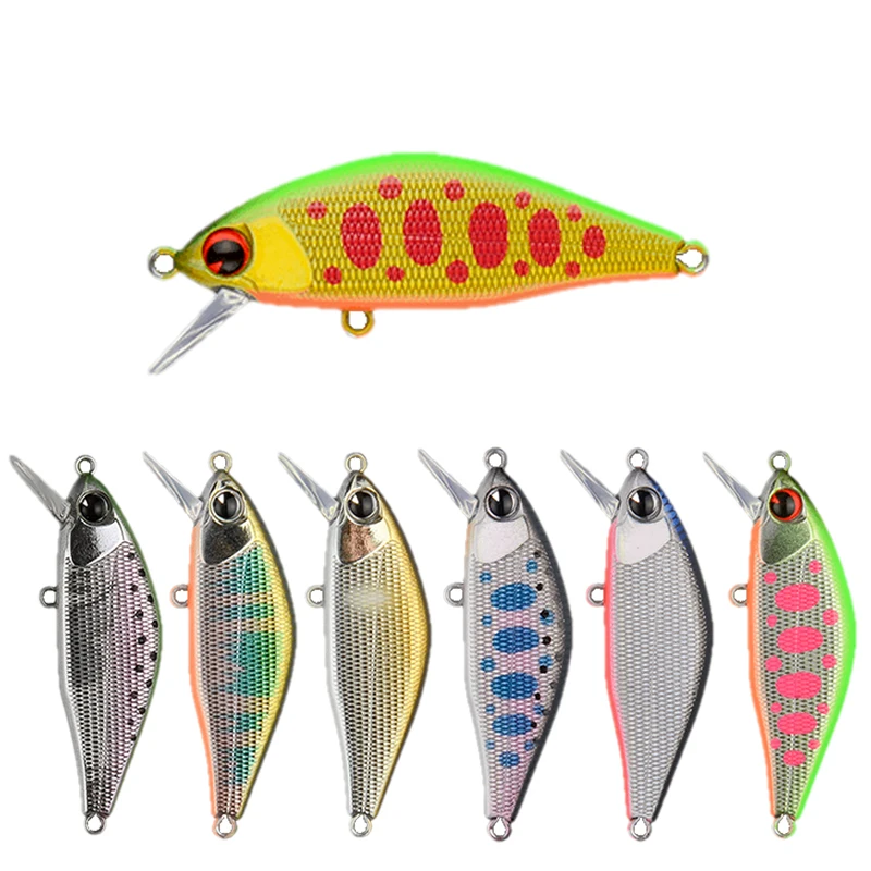 

Lures Fishing Wholesale 45mm 4g Sinking Minnow Lure Hard Bait Fishing Lures Pesca Bass Fishing, 9colors