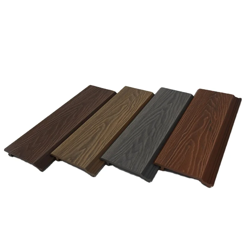 

wpc factory sales outdoor wood plastic panels external wpc wall panel