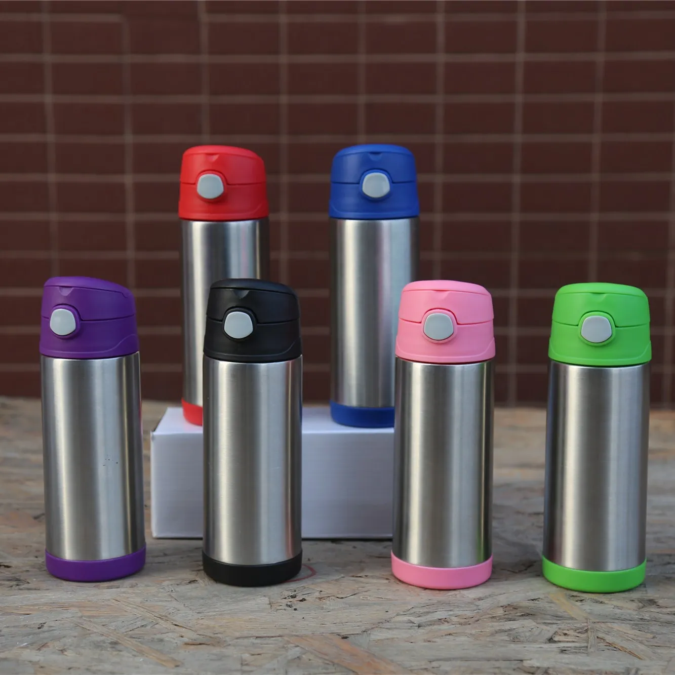 

350ml portable kid bouncing tumbler With bounce Dome Lid stainless steel vacuum Bounce Cover Water tumbler, Optional