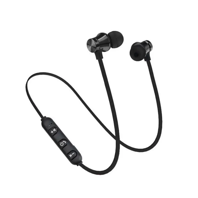 

NEW Low Price XT11 Magnetic In-ear Sports BTEarphone Cheap Wireless Earphones BT Neckband Magnet Metal Headphone