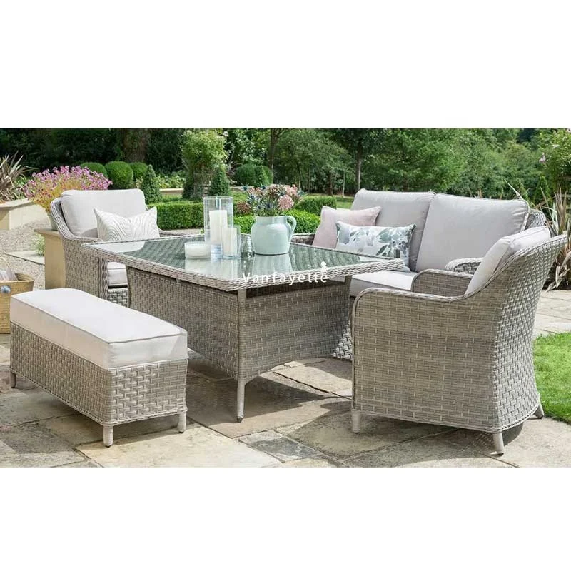9 Piece Wicker Patio Cube Dining Set Cheap Garden Patio Set Buy