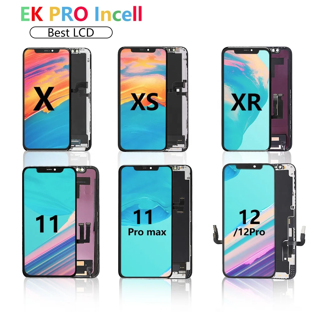 

Mobilephone lcd Screen Elekworld EK PRO Incell LCD For iPhone X XS XR 11 XS Max 12 Pro 12 Mini 12 Pro Max 13 Mini 13 LCD