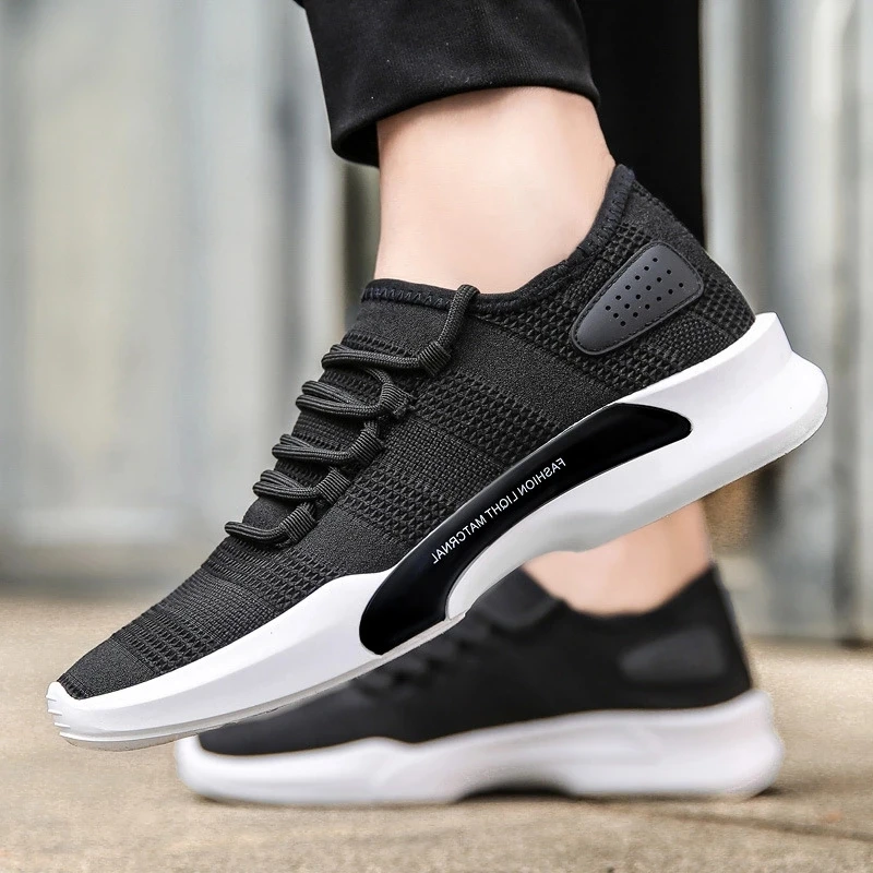 

Famous Sport Men Shoes With Light Low Price Men Sneakers Manufacturers, 3 colors