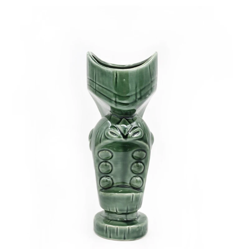 

stoneware vintage custom colored tiki mugs cocktail cup ceramic 3d mugs tiki mug 16OZ