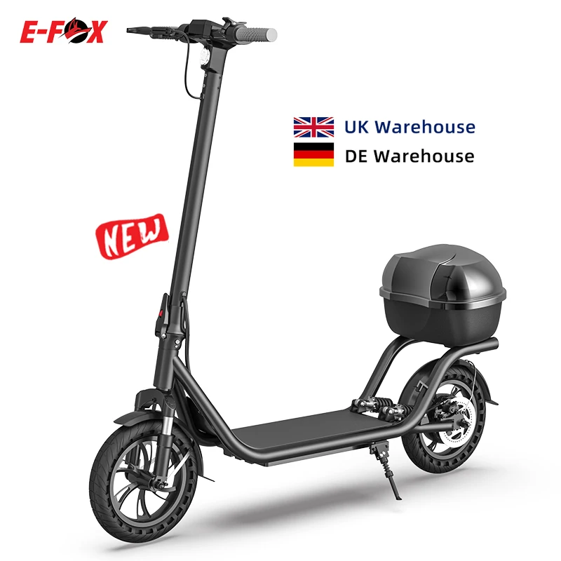 

E-FOX 12 inch fat tire electric scooter free shipping 48V 15ah escooter foldable monopattino electtrico for adults