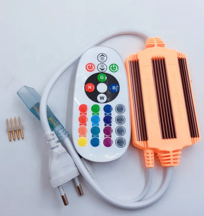 RGB controller for led strip light neon light AC 110V-220V voltage 7 kinds of gradient mode waterproof and explosion-proof