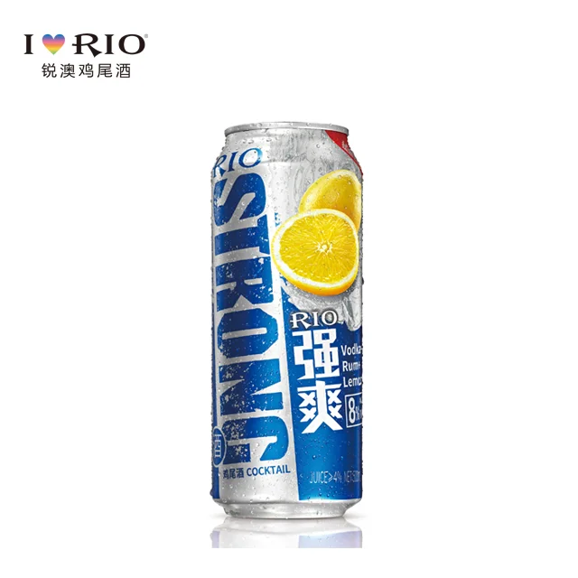 
RIO STRONG CANNED 8%VOL 500ML LEMON AND RUN AND VODKA FLAVOURED COCKTAIL 12CANS/CARTON  (62460994194)