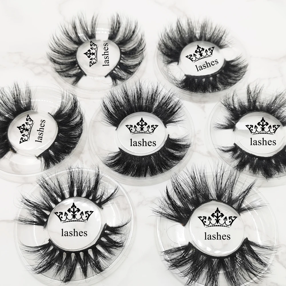 

natural length 18mm 20mm mink lashes wholesale vendor eyelash packaging 3D 5D full strip real mink eyelashes private label