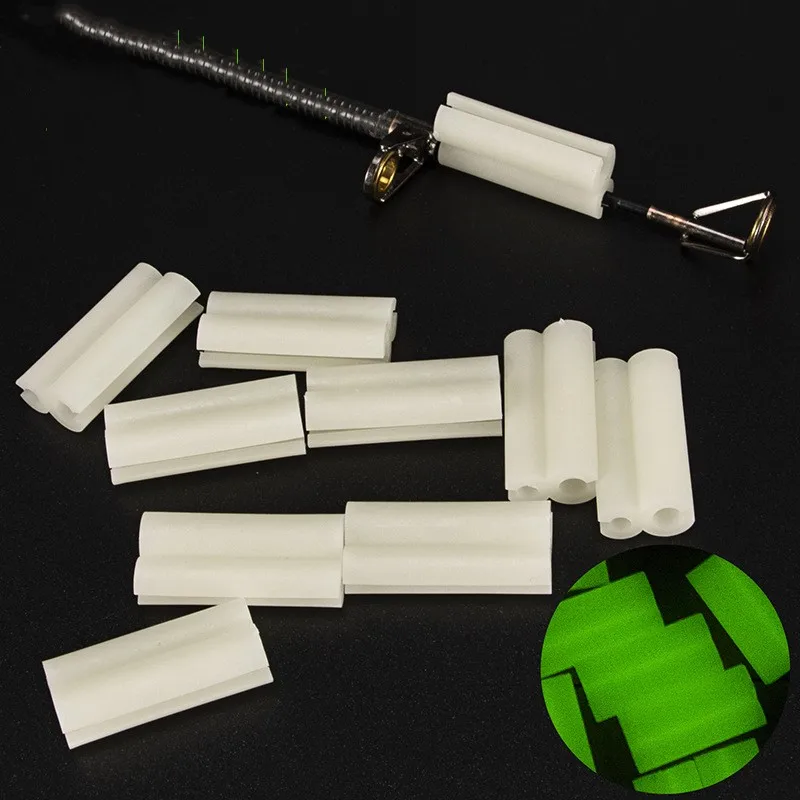 Alpha Fishing Rod Tip Light Holder Clip Fishing Lightstick Rod Feeder Fluorescent Sticks Light Float Clip Holder