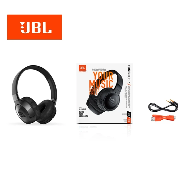 

Original JBL TUNE 600BTNC ear bud Acoustic Noise Cancelling Sport Headsets BT JBL Sound System ANC Headphone